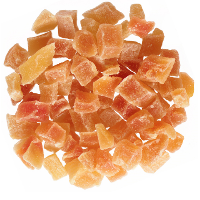 PAPAYA CUBES WITH SUGAR